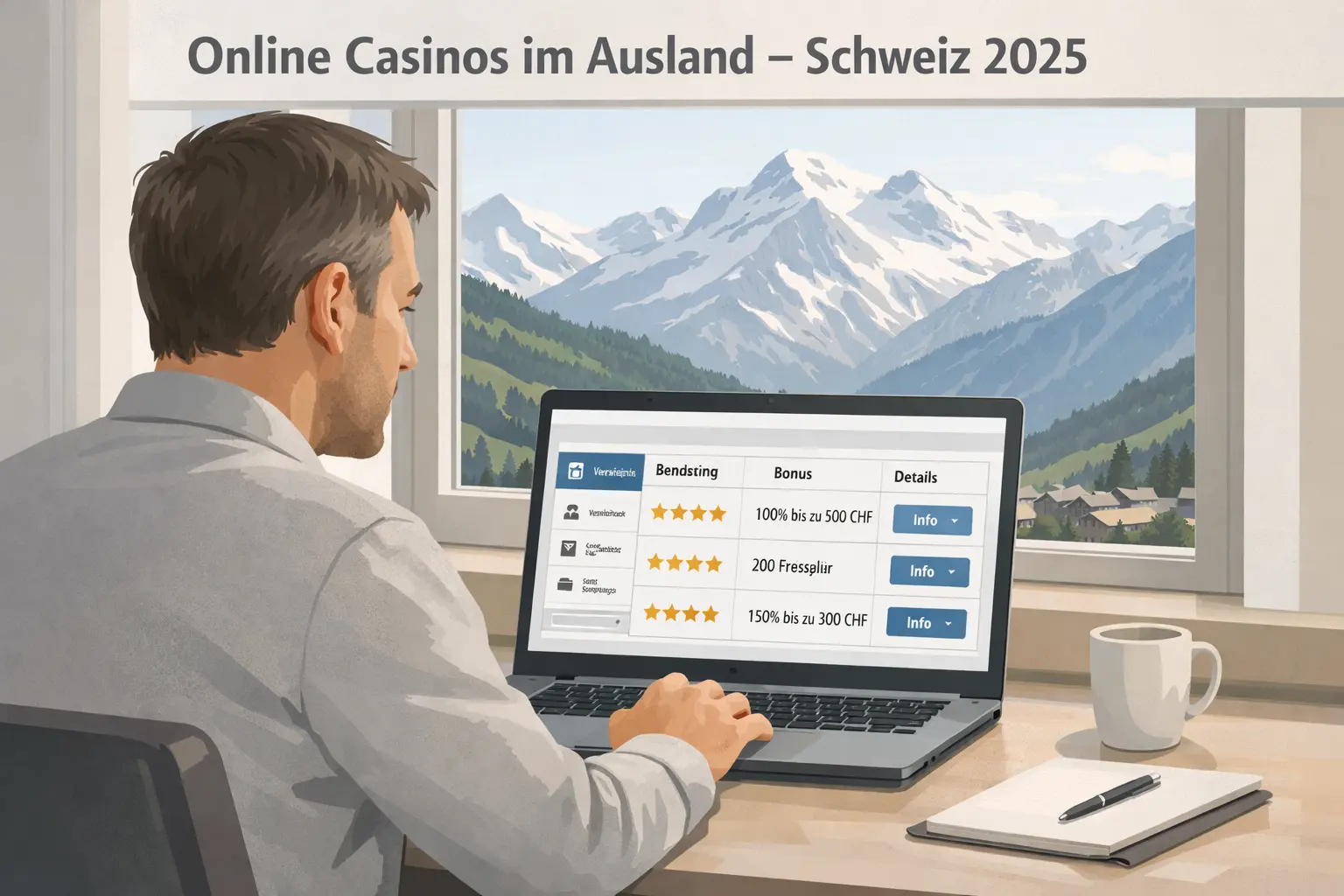 Beste ausländische Online Casinos Schweiz – Top-Auswahl 2026